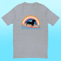 Surfing Dachshund Mens Shirt
