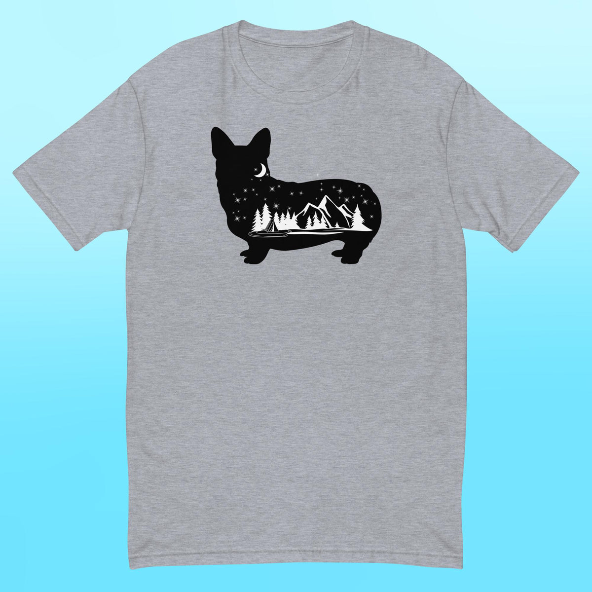 Camping Corgi Mens Shirt