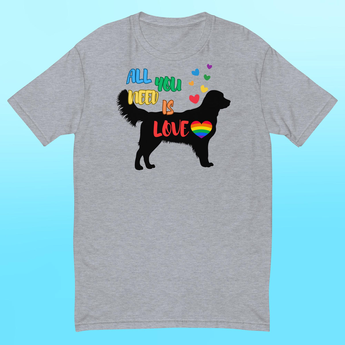 Golden LOVE Mens Shirt