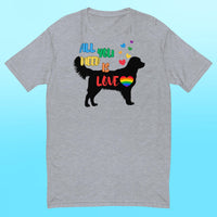 Golden LOVE Mens Shirt