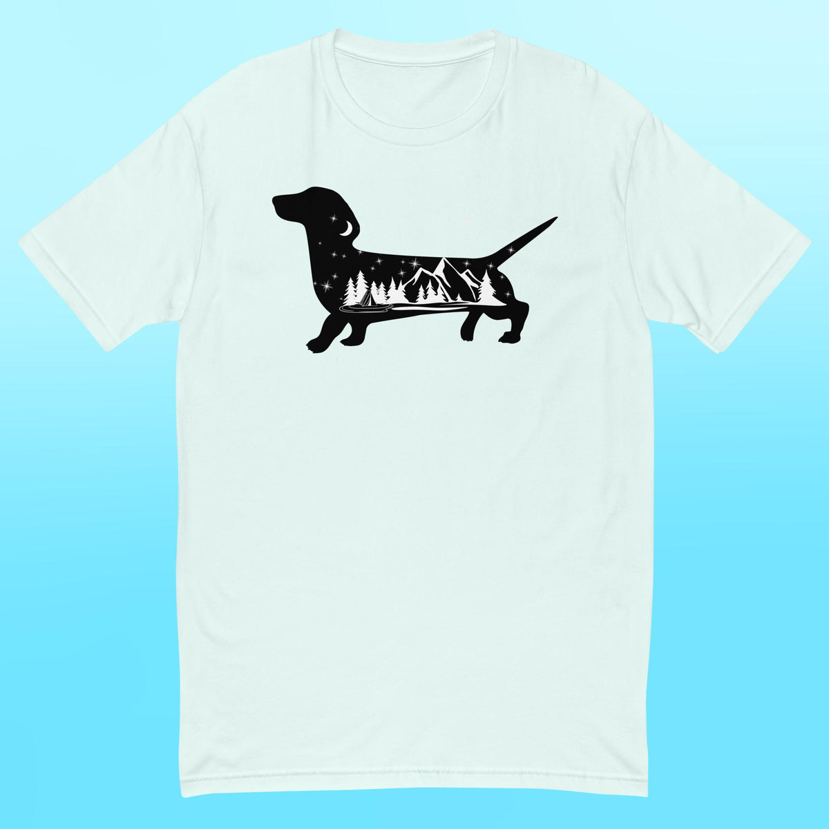 Camping Dachshund Mens Shirt