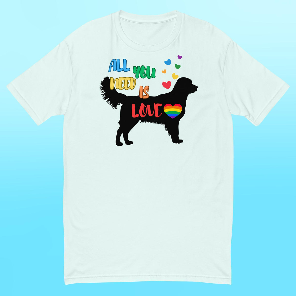 Golden LOVE Mens Shirt