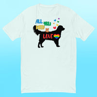 Golden LOVE Mens Shirt