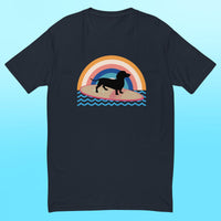 Surfing Dachshund Mens Shirt