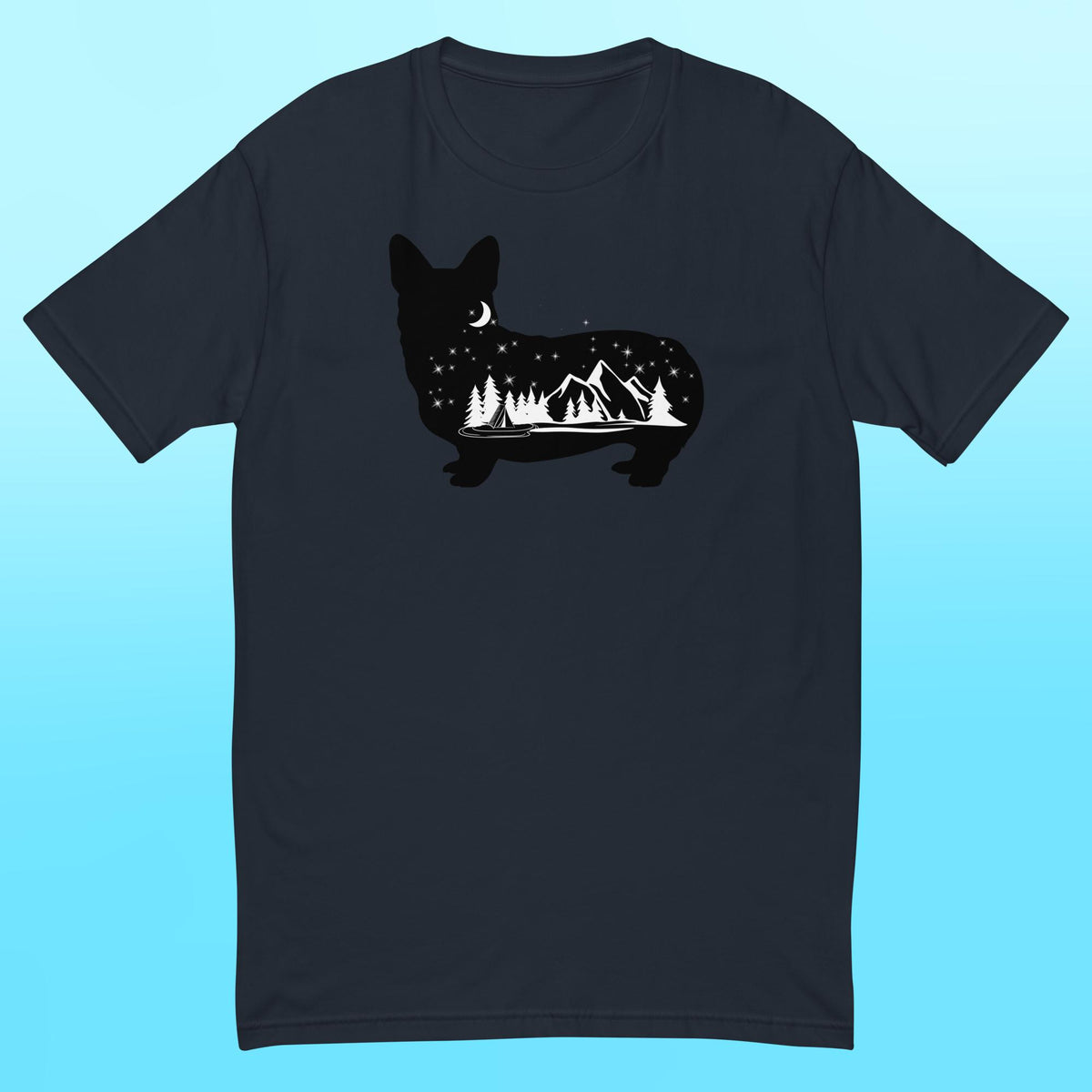 Camping Corgi Mens Shirt