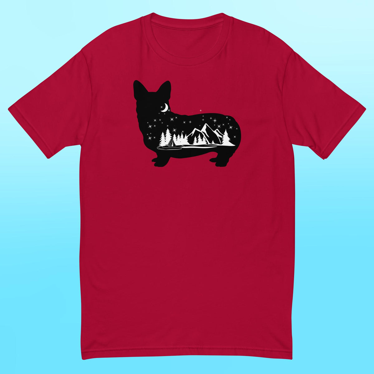 Camping Corgi Mens Shirt