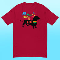Dachshund LOVE Mens Shirt