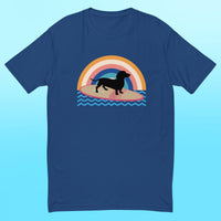 Surfing Dachshund Mens Shirt