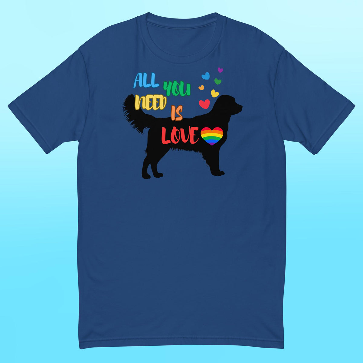 Golden LOVE Mens Shirt