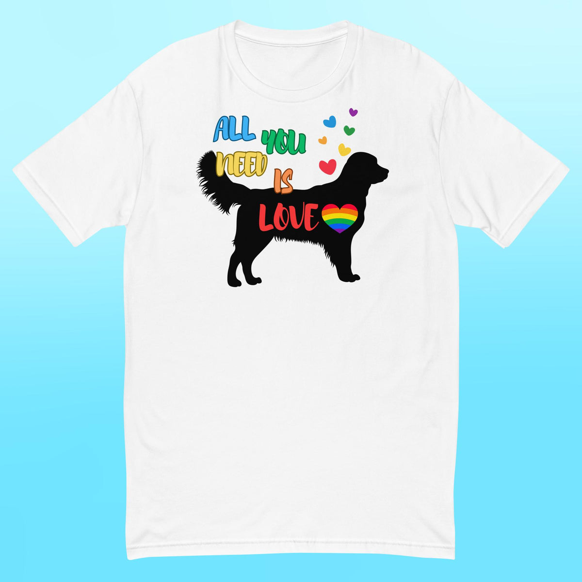 Golden LOVE Mens Shirt