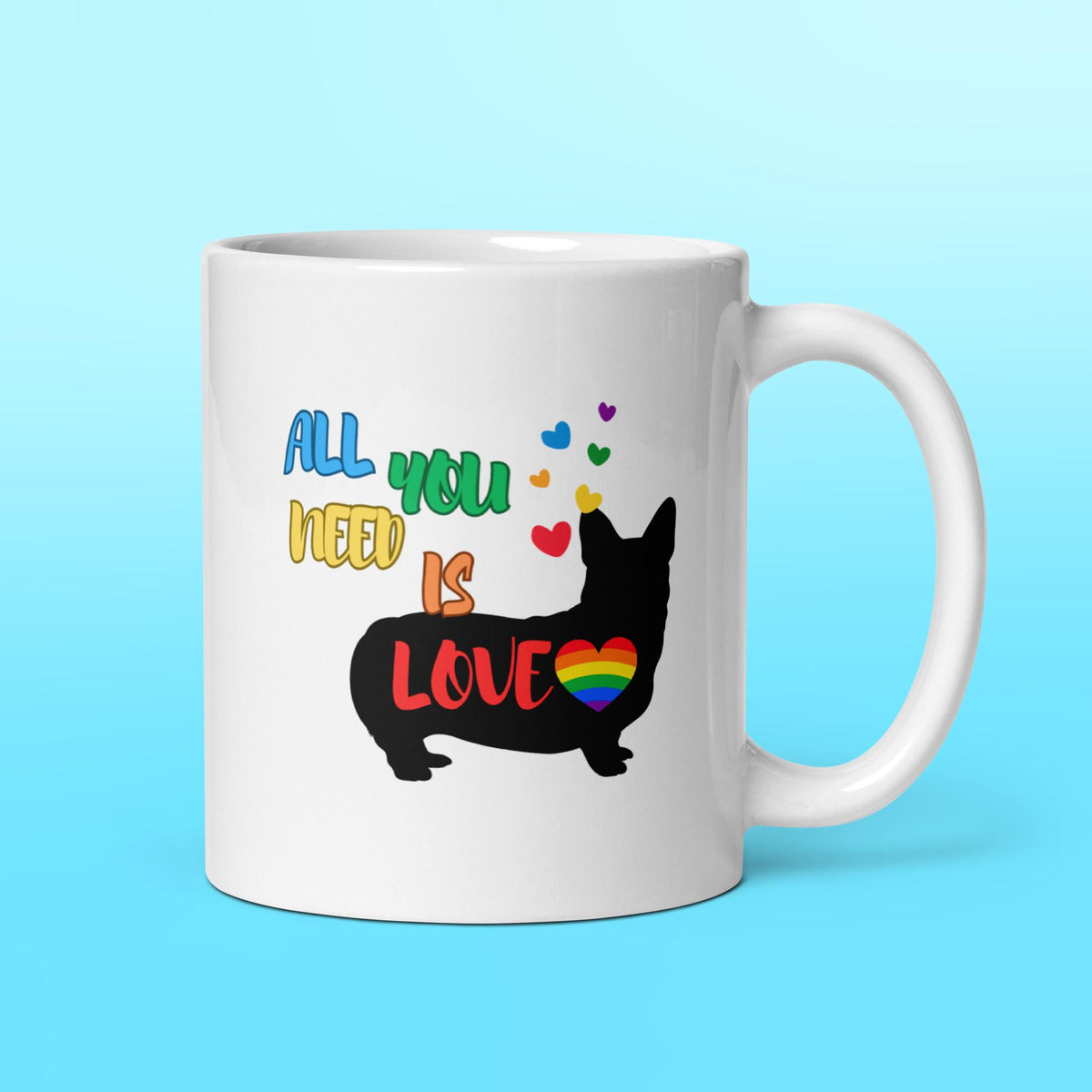 LOVE Corgi Mug