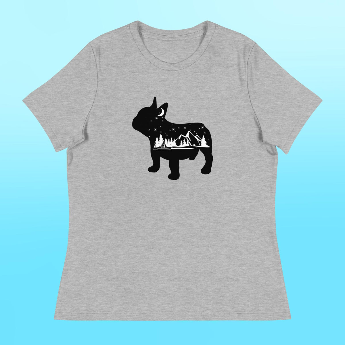 Camping Frenchie Women's Shirt