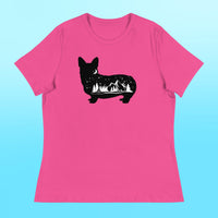 Camping Corgi Women's Shirt
