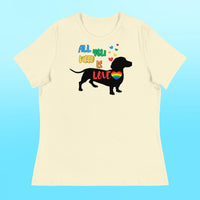 LOVE Dachshund Women's Shirt