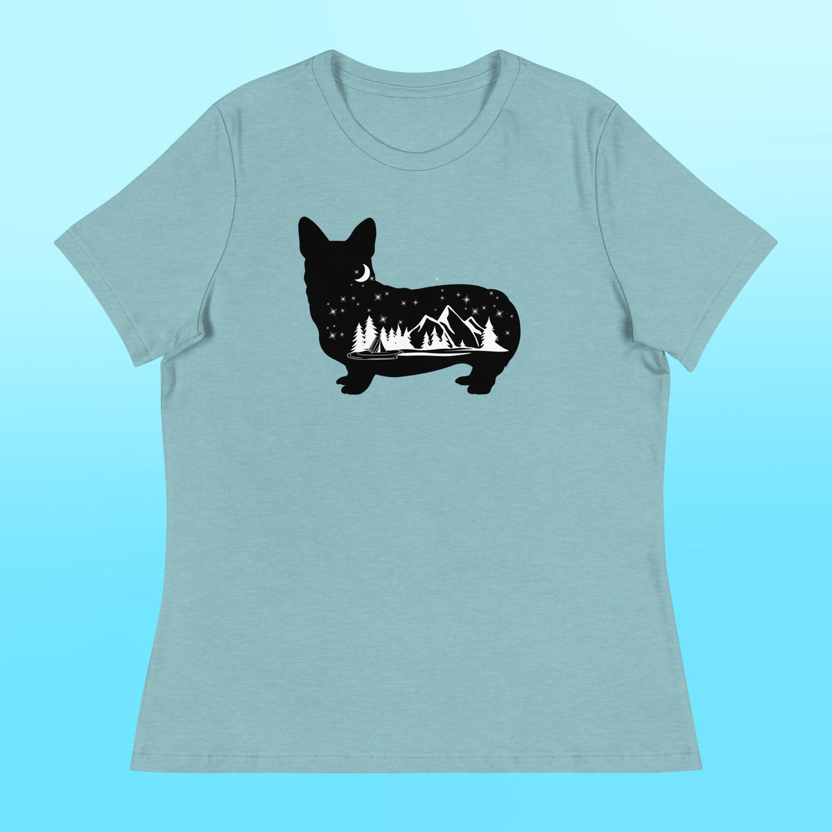 Camping Corgi Women's Shirt