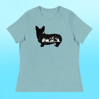 Camping Corgi Women's Shirt