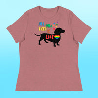 LOVE Dachshund Women's Shirt