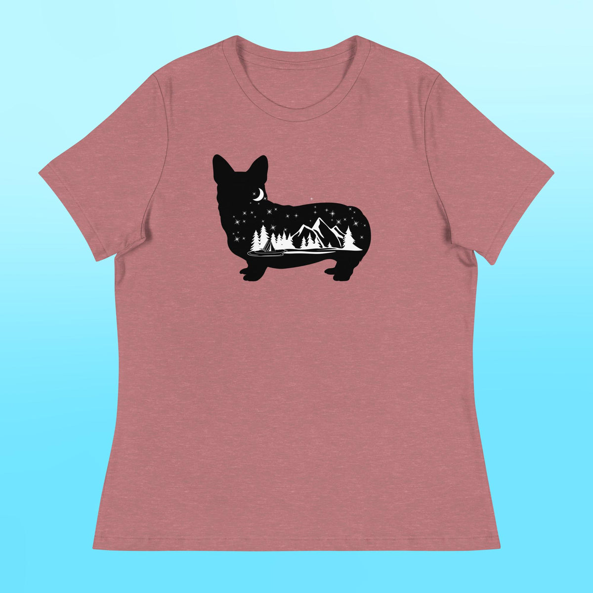 Camping Corgi Women's Shirt