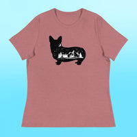 Camping Corgi Women's Shirt