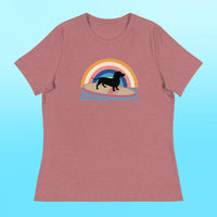 Surfing Dachshund Women's Shirt