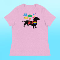 LOVE Dachshund Women's Shirt