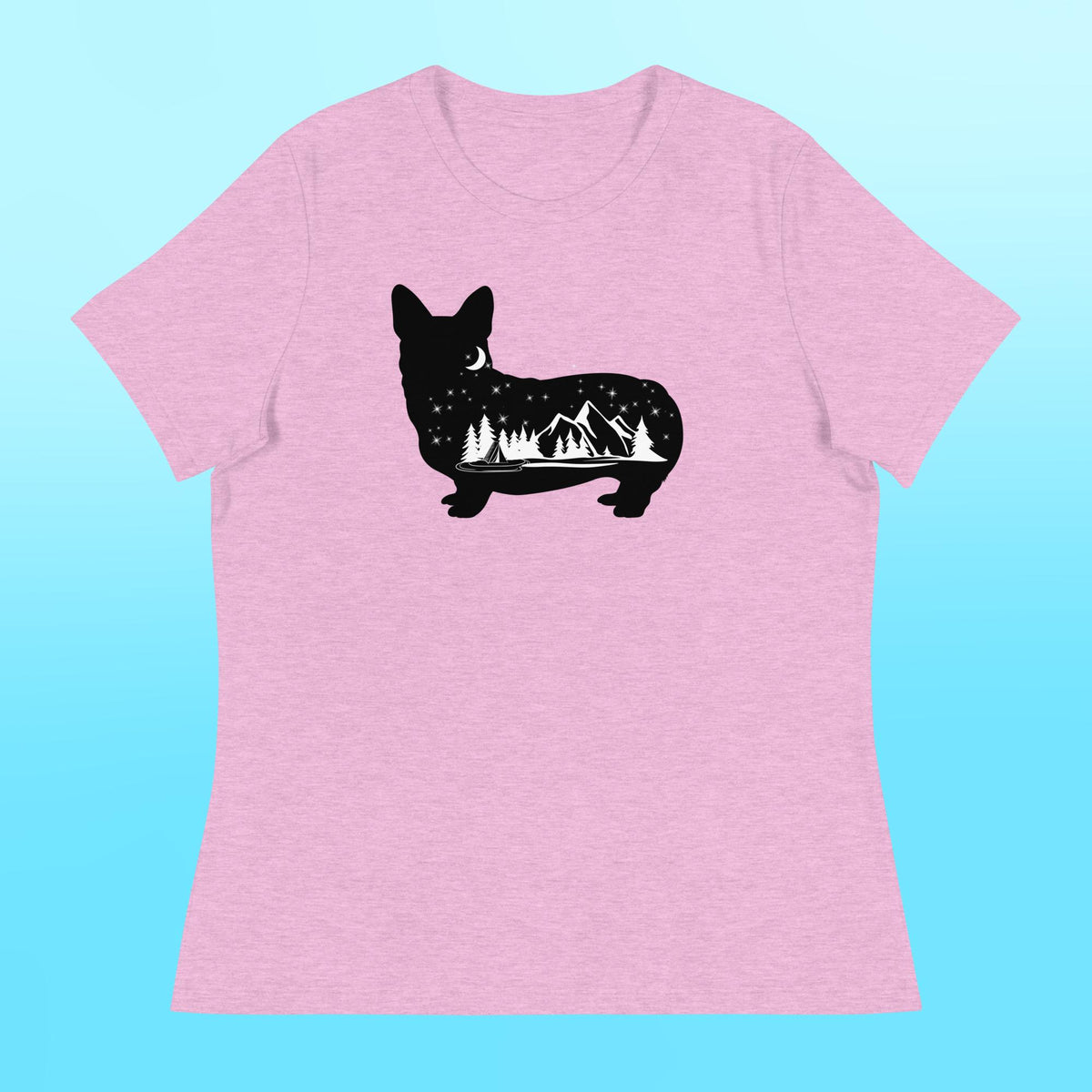 Camping Corgi Women's Shirt