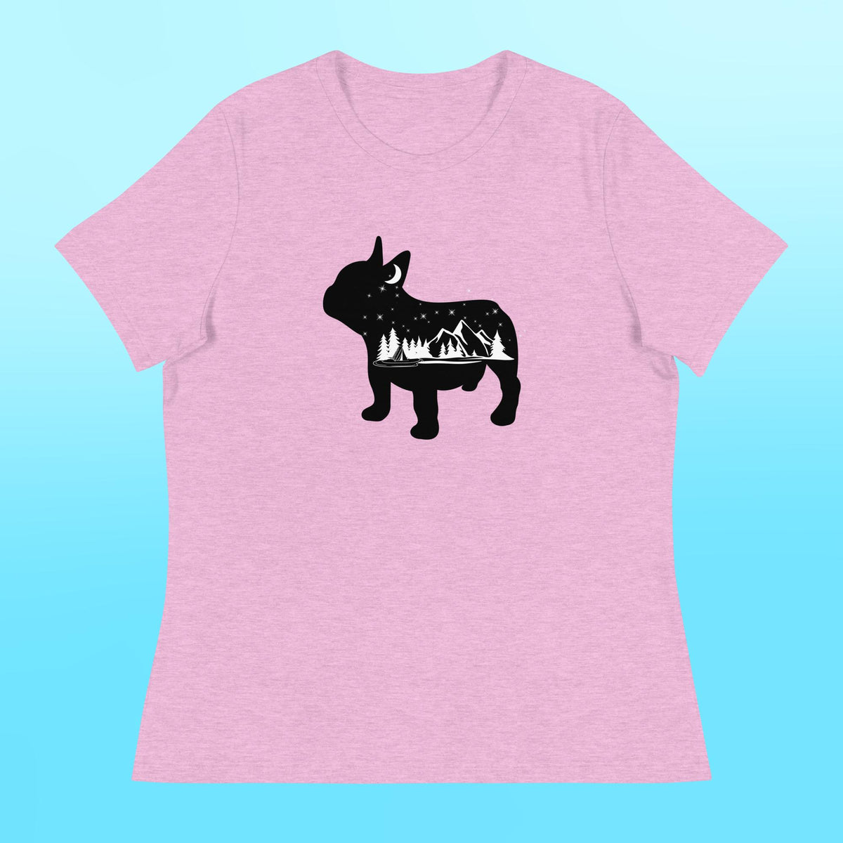 Camping Frenchie Women's Shirt