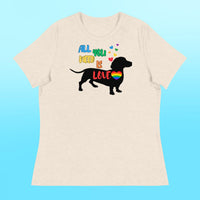 LOVE Dachshund Women's Shirt