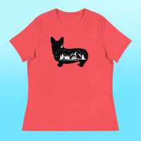 Camping Corgi Women's Shirt