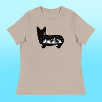 Camping Corgi Women's Shirt