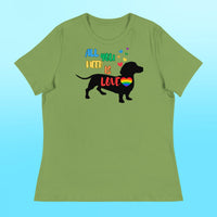 LOVE Dachshund Women's Shirt