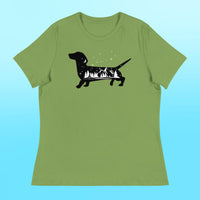 Camping Dachshund Women's Shirt
