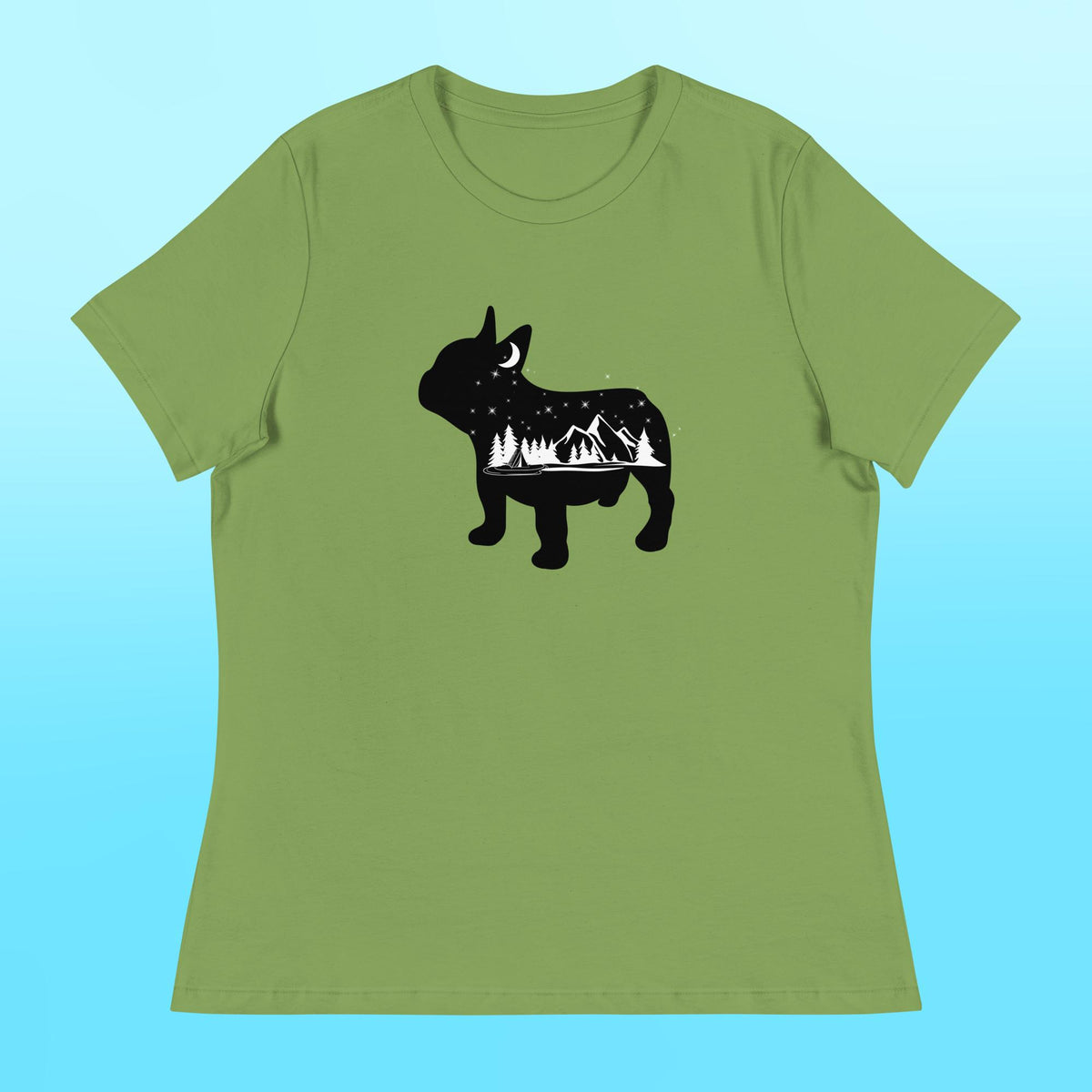 Camping Frenchie Women's Shirt