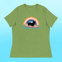 Surfing Corgi Women's Shirt