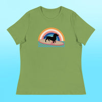 Surfing Dachshund Women's Shirt