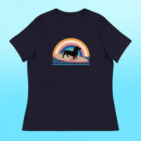Surfing Dachshund Women's Shirt