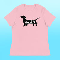 Camping Dachshund Women's Shirt