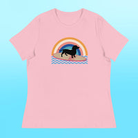 Surfing Dachshund Women's Shirt