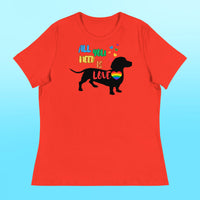 LOVE Dachshund Women's Shirt