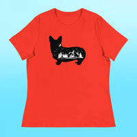 Camping Corgi Women's Shirt