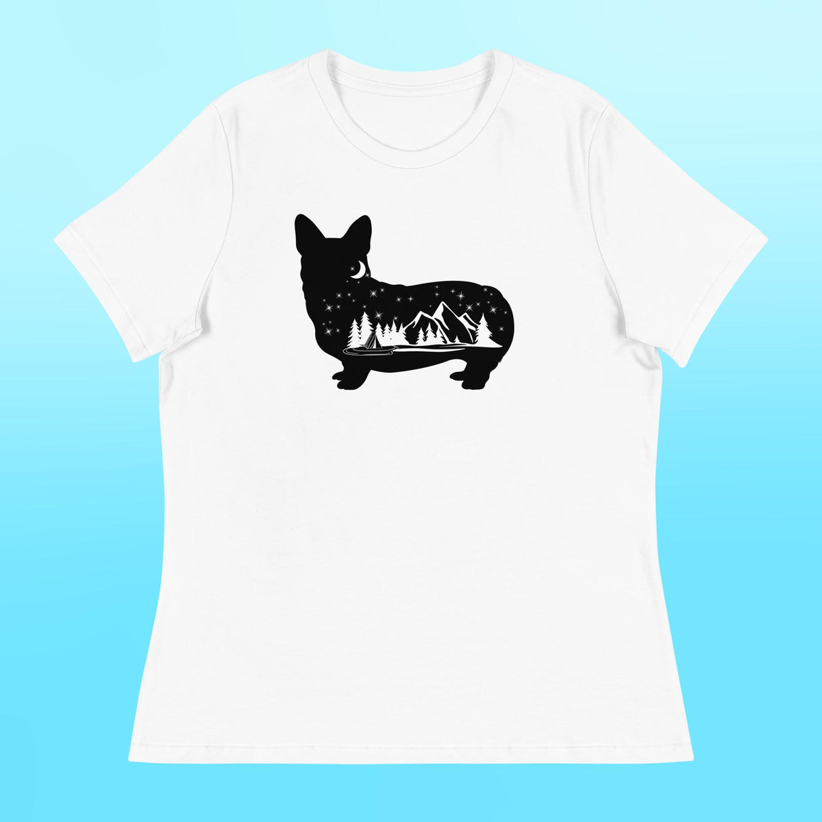 Camping Corgi Women's Shirt