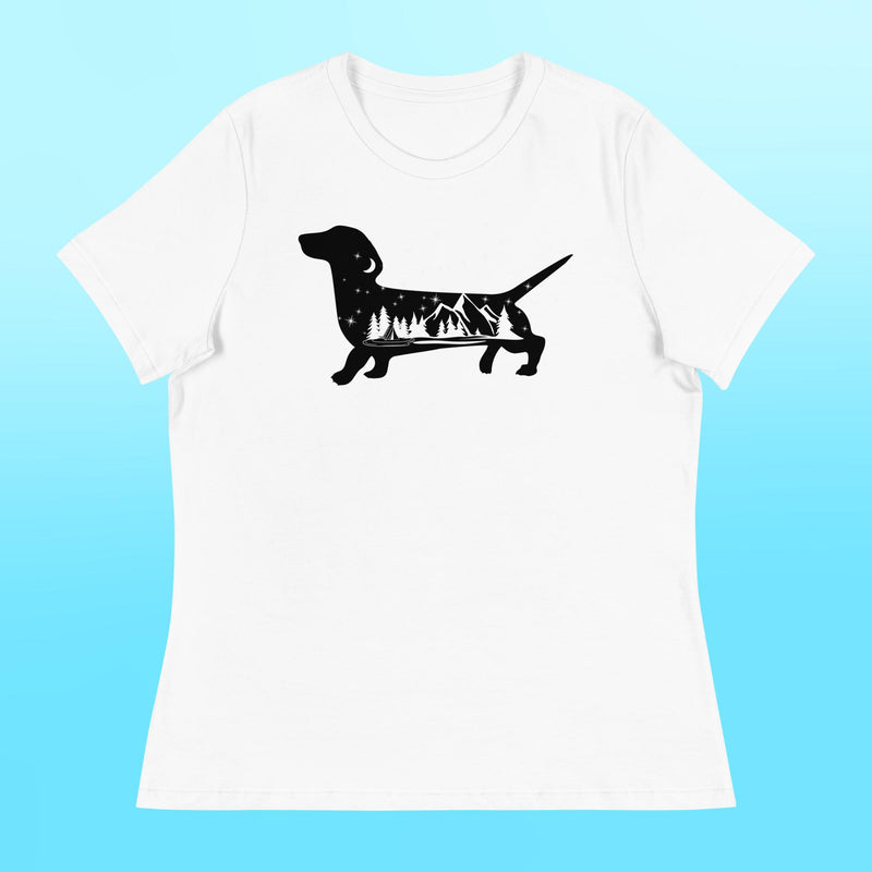 Camping Dachshund Women's Shirt