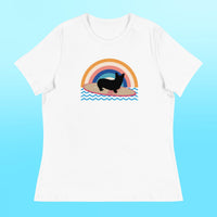 Surfing Corgi Women's Shirt