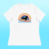 Surfing Dachshund Women's Shirt